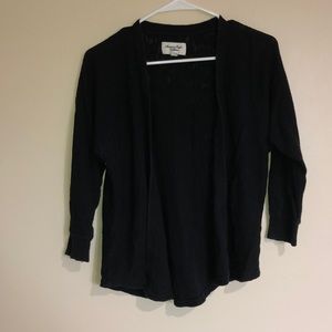 American Eagle Basic Black Cardigan